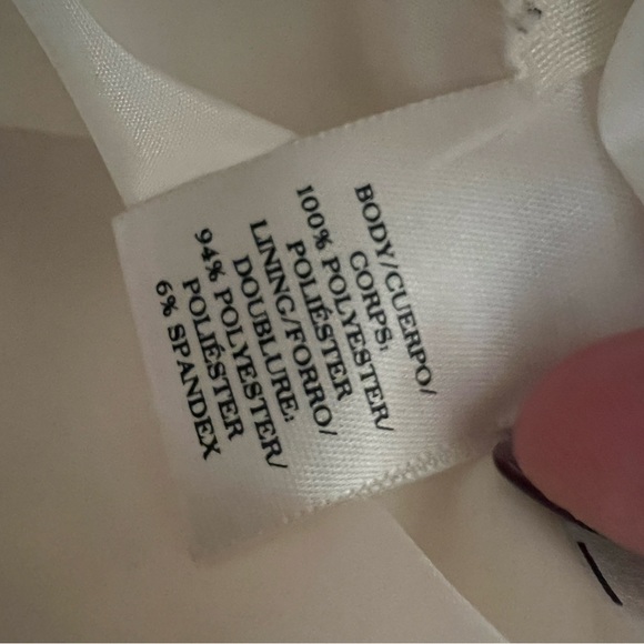 Ann Taylor white lace dress. Size 10 - Picture 3 of 4